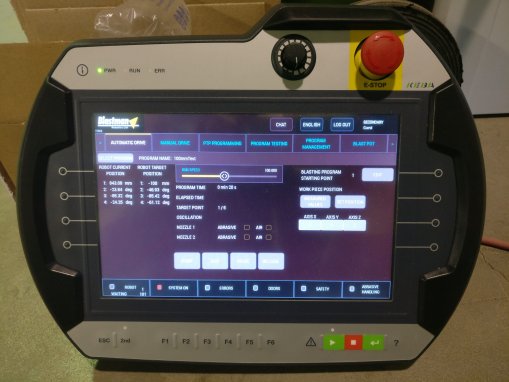 Easy operation with the handheld panel