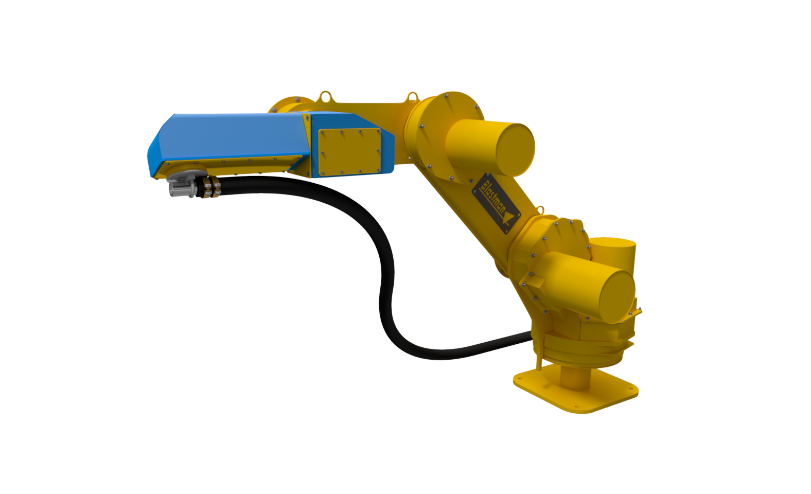 Blastman robot innovation for smaller workpieces